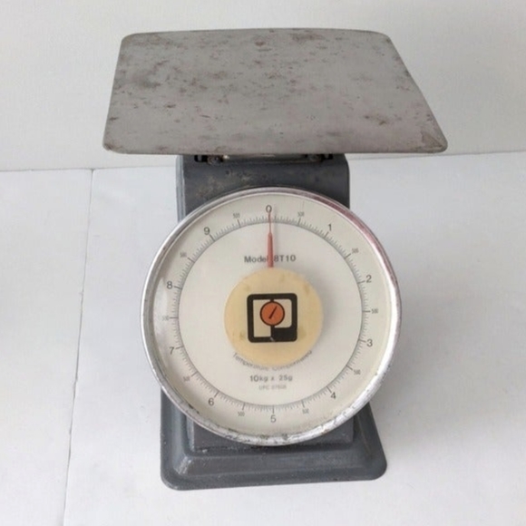 Pelouze Scale Co Tabletop Scale Model 8T10 0 to 10 kg x 25 grams Vintage - Picture 9 of 9